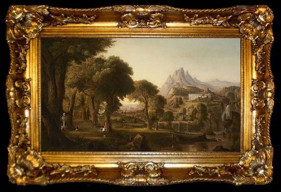 framed  Robert S.Duncanson Dream of Arcadia, ta009-2